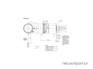 دوربین مدار بسته آنالوگ (Analog) کامپیوتر گنز (Computar Ganz) مدل T6Z5710AIDC