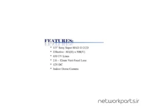 دوربین مدار بسته آنالوگ (Analog) بلو سی سی تی وی (BlueCCTV) مدل BL-DO9881VF-IR-W-28