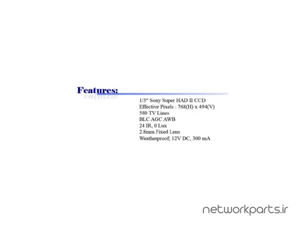 دوربین مدار بسته آنالوگ (Analog) بلو سی سی تی وی (BlueCCTV) مدل BL-IR9824-G-28