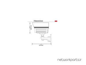 دوربین مدار بسته آنالوگ (Analog) بلو سی سی تی وی (BlueCCTV) مدل LT-R5370-B
