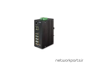 سوییچ پلنت (Planet) سری Industrial مدل IGS-10020PT دارای 8 پورت