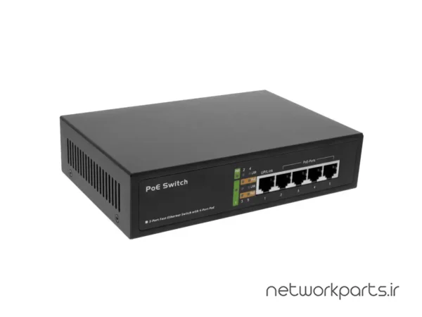 سوییچ BV Tech مدل PoE-SW501 دارای 5 پورت