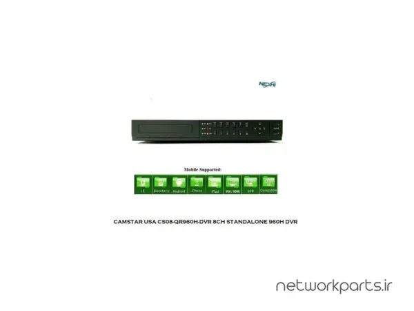 ضبط کننده ویدیویی DVR Nexhi پشتیبانی از 8 کانال مدل NXS-CS08-QR960H-DVR
