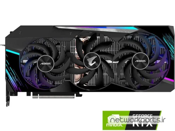 کارت گرافیکی گیگابایت (GIGABYTE) مدل GV-N3080AORUS-M-10GD-REV2.0 پردازنده گرافیکی GeForce-RTX3080 حافظه 10 گیگابایت نوع GDDR6