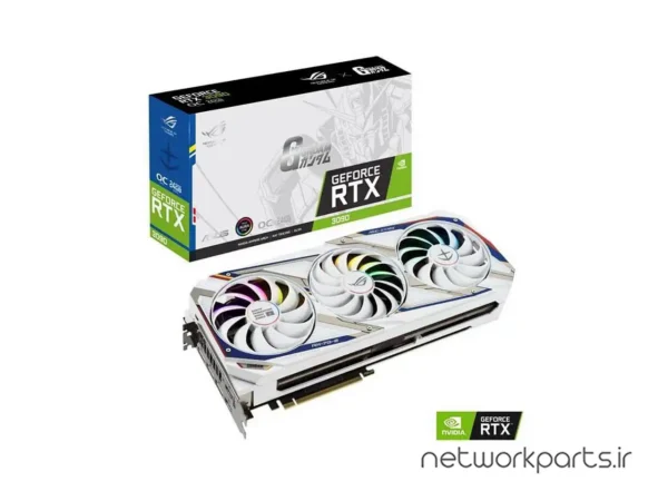 کارت گرافیکی ایسوس (ASUS) مدل STRIX-RTX3090-O24G-GUNDAM پردازنده گرافیکی GeForce-RTX3090 حافظه 24 گیگابایت نوع GDDR6X