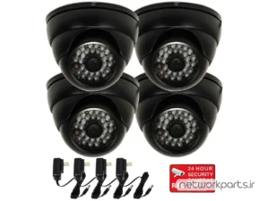 دوربین مدار بسته آنالوگ (Analog) ویدیو سکیو (VideoSecu) مدل VD6HBLK4 با وضوح 600 TV Line
