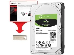 هارد دیسک درایو اینترنال FANTOM DRIVES ظرفیت 5 ترابایت سرعت 5400RPM رابط SATA