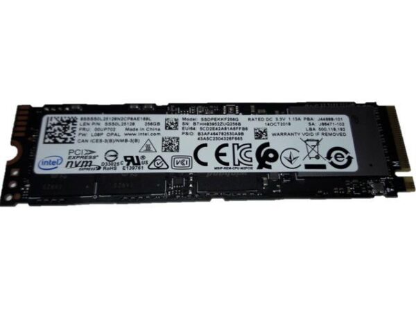 هارد درایو اس اس دی (SSD) اینتل (Intel) مدل PRO ظرفیت 256 گیگابایت فرم فاکتور M.2-2280 رابط NVMe