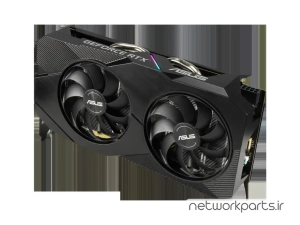 کارت گرافیکی ایسوس (ASUS) مدل DUAL-RTX2060-O6G-EVO پردازنده گرافیکی GeForce-RTX2060 حافظه 6 گیگابایت نوع GDDR6