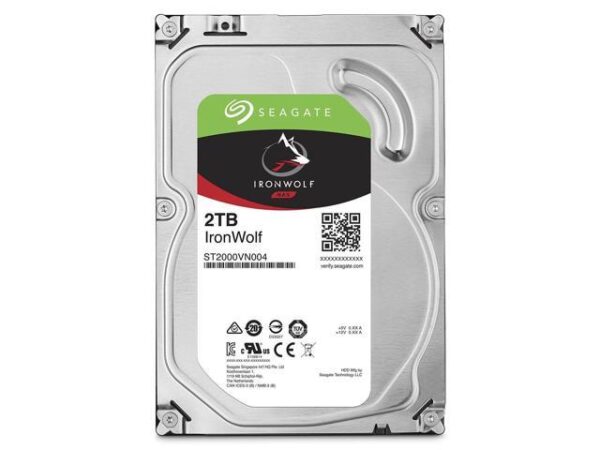 هارد دیسک درایو اینترنال سیگست (Seagate) مدل ST2000VN004 ظرفیت 2 ترابایت سرعت 5900RPM رابط SATA