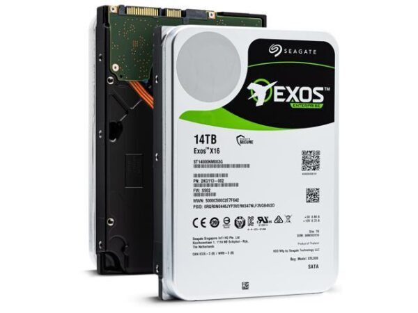 هارد دیسک درایو اینترنال سیگست (Seagate) مدل ST14000NM003G ظرفیت 14 ترابایت سرعت 7200RPM رابط SATA