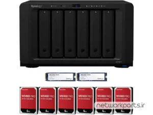 ذخیره ساز تحت شبکه (NAS) سینولوژی (Synology) مدل DS1621+ دارای 24TB (6x 4TB) هارد درایو و 4GB حافظه رم