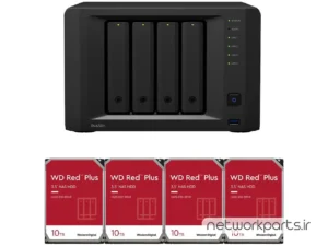 ذخیره ساز تحت شبکه (NAS) سینولوژی (Synology) مدل DVA3221 دارای 40TB (4x 10TB) هارد درایو و 8GB حافظه رم