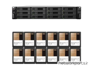 ذخیره ساز تحت شبکه (NAS) سینولوژی (Synology) مدل RS3621XS+ دارای 46.08TB (12x 3.84TB) هارد درایو و 8GB حافظه رم