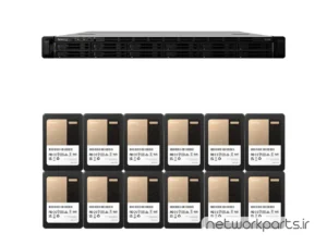 ذخیره ساز تحت شبکه (NAS) سینولوژی (Synology) مدل FS2500 دارای 46.08TB (12x 3.84TB) هارد درایو و 8GB حافظه رم