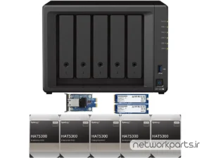 ذخیره ساز تحت شبکه (NAS) سینولوژی (Synology) مدل DS1522+ دارای 40TB (5x 8TB) هارد درایو و 8GB حافظه رم