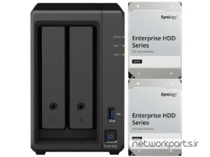 ذخیره ساز تحت شبکه (NAS) سینولوژی (Synology) مدل DVA1622 دارای 36TB هارد درایو و 6GB حافظه رم