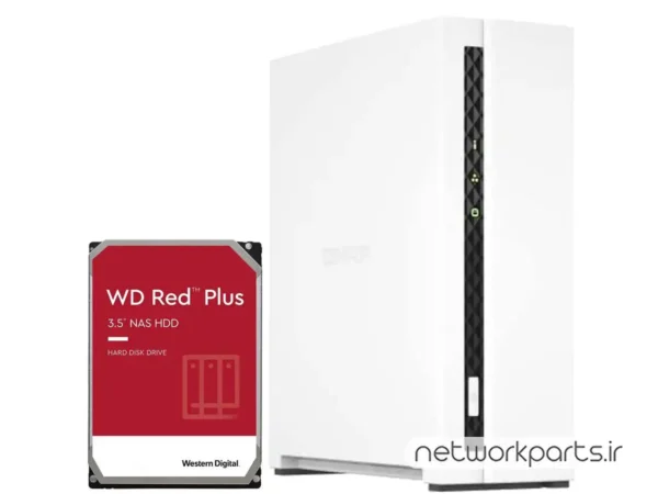 ذخیره ساز تحت شبکه (NAS) کیونپ (Qnap) مدل TS-133-US دارای 14TB هارد درایو و 2GB حافظه رم