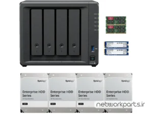 ذخیره ساز تحت شبکه (NAS) سینولوژی (Synology) مدل DS423+ دارای 32TB (4x 8TB) هارد درایو