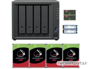 ذخیره ساز تحت شبکه (NAS) سینولوژی (Synology) مدل DS423+ دارای 8TB (4x 2TB) هارد درایو