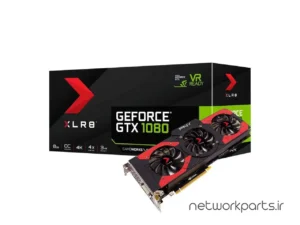 کارت گرافیکی پی ان وای (PNY) مدل VCGGTX10808XGPB-OC پردازنده گرافیکی GeForce-GTX1080 حافظه 8 گیگابایت نوع GDDR5X
