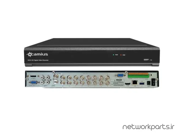 ضبط کننده ویدیویی DVR کمیوس (Camius) پشتیبانی از 16 کانال مدل TRIVAULT4K2168R