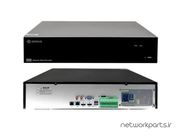ضبط کننده ویدیویی NVR کمیوس (Camius) پشتیبانی از 32 کانال مدل IPVAULT8256R