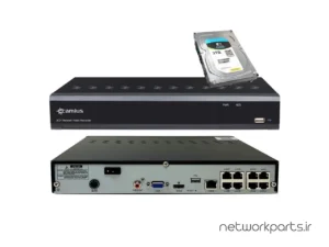 ضبط کننده ویدیویی NVR کمیوس (Camius) پشتیبانی از 8 کانال مدل IPVAULT1128PR دارای حافظه داخلی 3TB