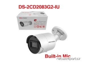 دوربین مدار بسته تحت شبکه (IP) هایک ویژن (Hikvision) سری AcuSense مدل DS-2CD2083G2-IU 8MP با وضوح 3840x2160