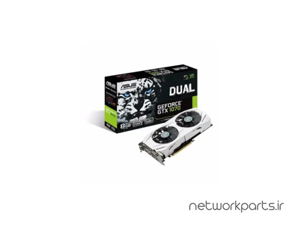 کارت گرافیکی ایسوس (ASUS) مدل 90YV09T4-M0NA00 پردازنده گرافیکی GeForce-GTX1070 حافظه 8 گیگابایت نوع GDDR5