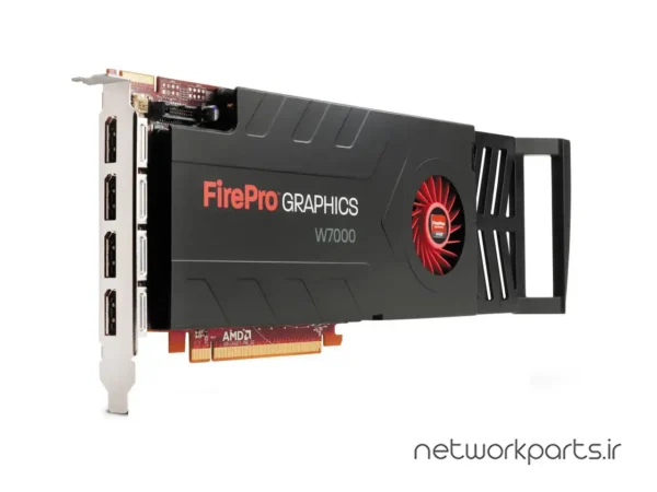 کارت گرافیکی ای ام دی (AMD) مدل W7000 پردازنده گرافیکی PitcairnXTGL حافظه 4 گیگابایت نوع GDDR5