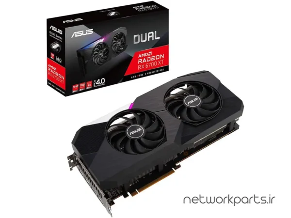 کارت گرافیکی ایسوس (ASUS) مدل DUAL-RX6700XT-12G حافظه 12 گیگابایت نوع GDDR6