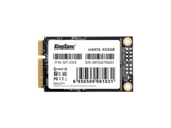 هارد درایو اس اس دی (SSD) کینگ اسپک (KingSpec) مدل MT-64 ظرفیت 64 گیگابایت فرم فاکتور mSATA رابط mSATA