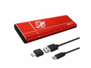 هارد درایو اس اس دی (SSD) Dogfish ظرفیت 256 گیگابایت فرم فاکتور M.2-2242 رابط USB-3.1