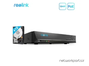 ضبط کننده ویدیویی NVR ریولینک (Reolink) پشتیبانی از 16 کانال مدل RLN16-410-4T دارای حافظه داخلی 4TB