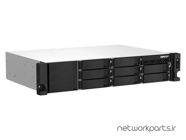 ذخیره ساز تحت شبکه (NAS) کیونپ (Qnap) مدل TS-873AEU-4G-US بدون هارد درایو دارای 4GB حافظه رم