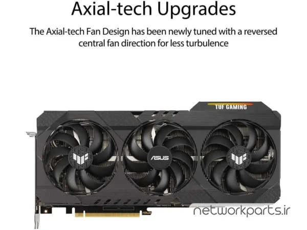 کارت گرافیکی ایسوس (ASUS) مدل RTX3080 پردازنده گرافیکی GeForce-RTX3080 حافظه 10 گیگابایت نوع GDDR6X