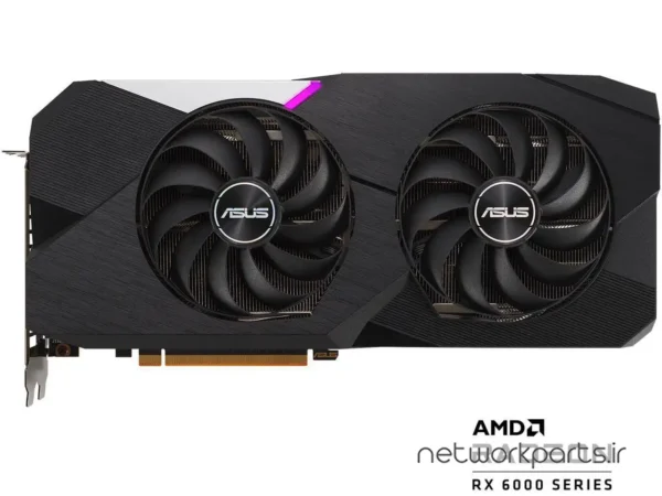 کارت گرافیکی ایسوس (ASUS) مدل RX6700-XT پردازنده گرافیکی Radeon-RX6700XT حافظه 12 گیگابایت نوع GDDR6