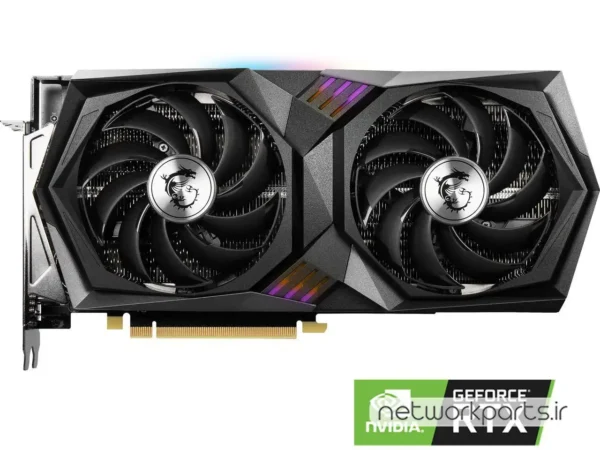 کارت گرافیکی ام اس آی (MSI) مدل RTX3060-Gaming-X-12G پردازنده گرافیکی GeForce-RTX3060 حافظه 12 گیگابایت نوع ddr6