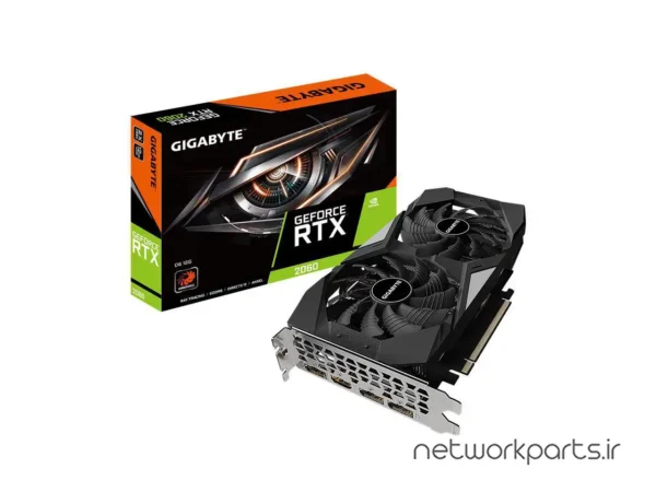 کارت گرافیکی گیگابایت (GIGABYTE) مدل GV-N2060D6-12GD پردازنده گرافیکی GeForce-RTX2060 حافظه 12 گیگابایت نوع GDDR6