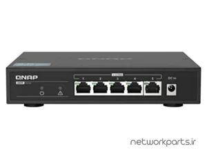 سوییچ کیونپ (Qnap) مدل QSW-1105-5T-US دارای 5 پورت