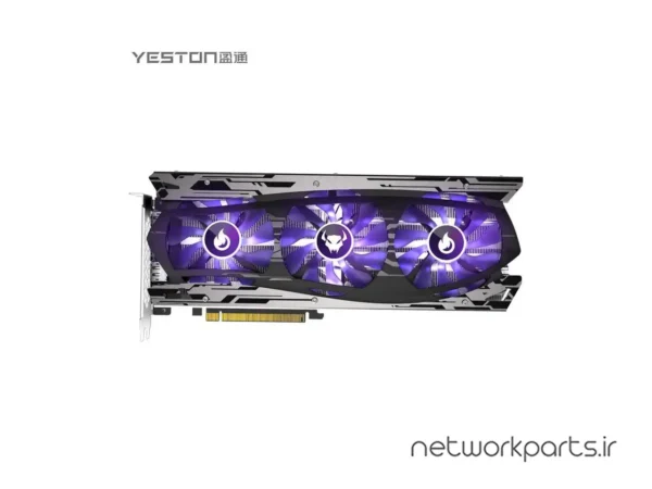 کارت گرافیکی یستون (Yeston) مدل RTX3060-12GD6-LB پردازنده گرافیکی GeForce-RTX3060 حافظه 12 گیگابایت نوع GDDR6