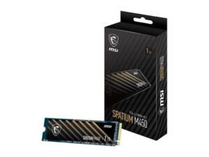 هارد درایو اس اس دی (SSD) ام اس آی (MSI) مدل M450 ظرفیت 1 ترابایت فرم فاکتور M.2-2280 رابط NVMe