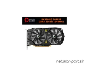 کارت گرافیکی Pradeon مدل RX580-8G-2048SP پردازنده گرافیکی RX5808G حافظه 8 گیگابایت نوع DDR5