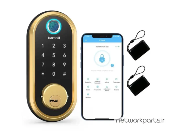 قفل هوشمند هورنبیل (Hornbill) مدل Fingerprint Door Lock with Keypad