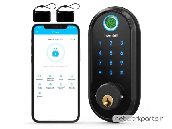 قفل هوشمند هورنبیل (Hornbill) مدل Hornbill Keyless Entry Keypad Deadbolt