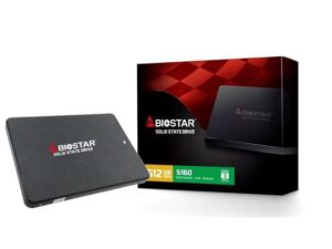 هارد درایو اس اس دی (SSD) بایواستار (Biostar) مدل S160-512GB ظرفیت 512 گیگابایت فرم فاکتور 2.5 اینچ رابط SATA