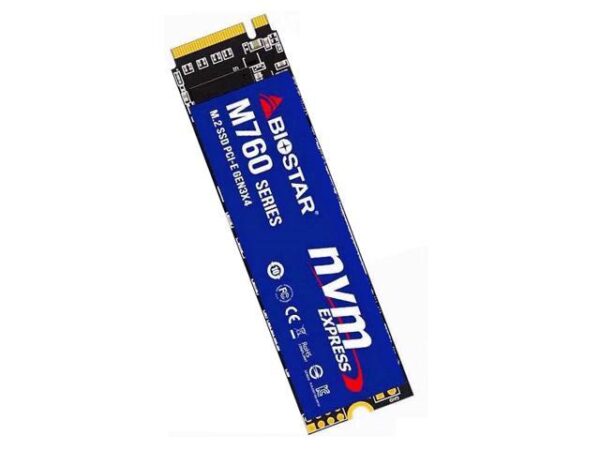 هارد درایو اس اس دی (SSD) بایواستار (Biostar) مدل M760 ظرفیت 1 ترابایت فرم فاکتور M.2-2280 رابط NVMe