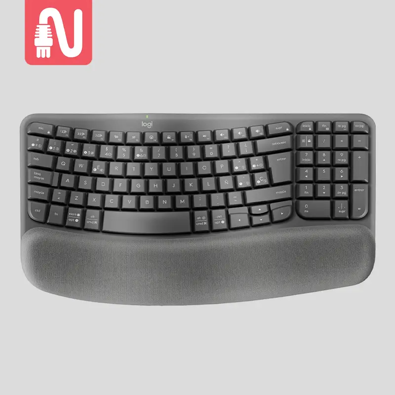 Logitech-Wave-Keys-بهترین-کیبورد-برای-کار-و-بازی-تجهیزات-شبکه.webp