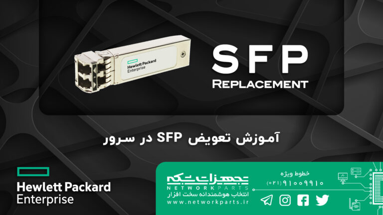 آموزش تعویض SFP سرور-تجهیزات-شبکه-networkparts-ترنسیور-sfp